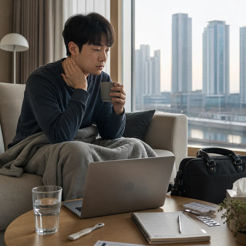 송도에서 독감 수액을 맞으면 다음 날 출근할 만큼 회복되나요?